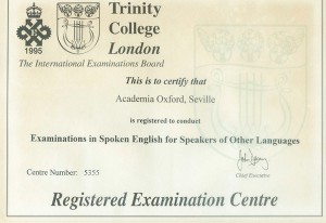 Certificado Trinity